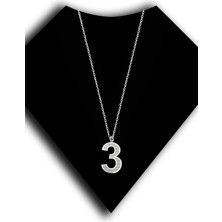 Roxx Jewellery 925 Ayar Gümüş 3 Sayısı Erkek Kolye