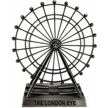 Keyfim Shop Vintage Metal Ingiltere London Eye Biblo Antik Bronz 21 cm