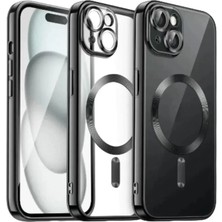 Nacario Newface Iphone 15 Kılıf Kross Magneticsafe Kapak - Siyah