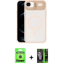 Marsilyan™- iPhone 17 Air Kılıf Yadigar Asil Koleksiyonu - Siyah 360 Mat Full Body Arka Koruyucu + Raze Metal Kamera Lens - Mı
