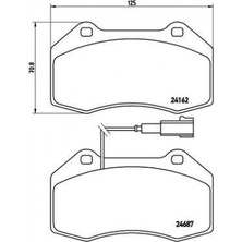 Valeo Depomix Ön Balata Fişli Grande Punto 199 1.4 Abarth 12/07 Fiat 500 1.4 10 Alfa Mito 1.4tjet 1.4t 08