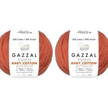 Gazzal  Baby Cotton Xl 3454XL Pamuklu Amigurumi Ipi - 2 Yumak