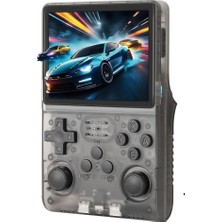 Schitec Retro Arcade R40S Pro Taşınabilir El Atari Konsolu 30.000 Oyunlu 98GB Siyah
