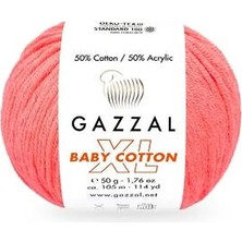 Gazzal  Baby Cotton Xl 3460XL Pamuklu Amigurumi Ipi
