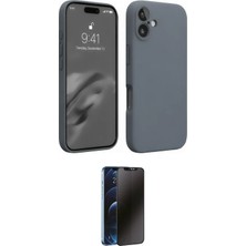 Cepte Apple Uyumlu iPhone 16 Plus Kılıf Ahenk Serisi Ikili Koruma Seti Najmaddin