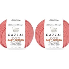 Gazzal  Baby Cotton Xl 3435XL Pamuklu Amigurumi Ipi - 2 Yumak