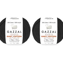 Gazzal  Baby Cotton Xl 3433XL Pamuklu Amigurumi Ipi - 2 Yumak