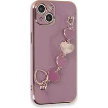 Nacario Newface Iphone 14 Kılıf Silikon - Mor