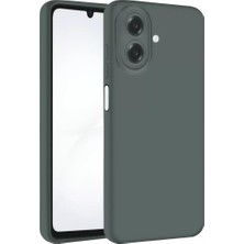 Nacario Newface Galaxy A07 4g Nano Içi Kadife Silikon - Gri