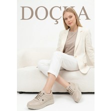 Doçka Kadın Yumuşak Hakiki Deri Ortopedik Dolgu Topuk Günlük Ayakkabı BD26/C2613