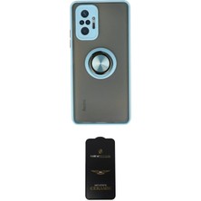 Cepte Xiaomi Uyumlu Redmi Note 10 Pro Kılıf Yörünge Çizgi Ikili Koruma Seti Najmaddin