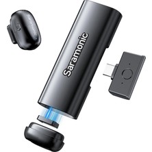 Saramonic Air Se Mikrofon Cep Telefonu, 48KHZ/24BIT, iPhone 15/16/17 Için Usb-C Mini Mikrofon, Android, Kablosuz Yaka Mikrofonu, Vlog, Yayın, Youtube, Röportaj Için Yaka Mikrofonu