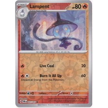 Lampent [reverse Holo] 037/167 - Twilight Masquerade - Pokemon Kartı (Mint)