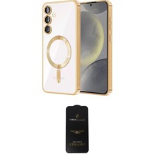 Cepte Samsung Uyumlu Galaxy S24 Kılıf Nova Işık Özel Seri Ikili Koruma Seti Najmaddin