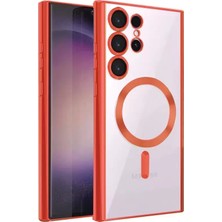 Nacario Newface Galaxy S22 Kılıf Kross Magneticsafe Kapak - Kırmızı