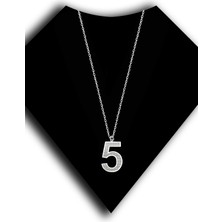 Roxx Jewellery 925 Ayar Gümüş 5 Sayısı Erkek Kolye