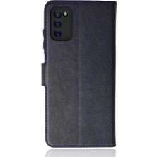 Nacario Newface Galaxy A03S Kılıf S Kapaklı Kılıf - Lacivert