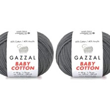 Gazzal  Baby Cotton 3450 Pamuklu Amigurumi Ipi - 2 Yumak