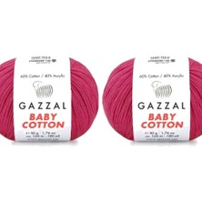 Gazzal  Baby Cotton 3415 Pamuklu Amigurumi Ipi - 2 Yumak