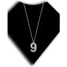 Roxx Jewellery 925 Ayar Gümüş 9 Sayısı Erkek Kolye