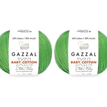 Gazzal  Baby Cotton Xl 3448XL Pamuklu Amigurumi Ipi - 2 Yumak