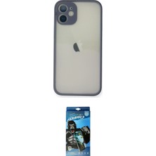 Cepte Apple Uyumlu iPhone 11 Pro Max Kılıf Ahenk Çizgi Serisi Ikili Koruma Seti Najmaddin
