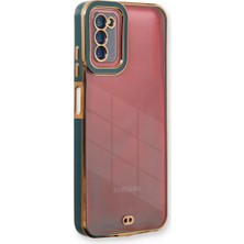 Nacario Newface Galaxy A03S Kılıf Liva Lens Silikon - Yeşil