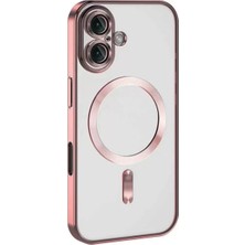 Nacario Newface Iphone 16 Kılıf Kross Magneticsafe Kapak - Pembe