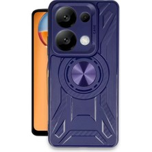 Nacario Newface Redmi Note 13 4g Kılıf Lincoln Silikon - Lacivert
