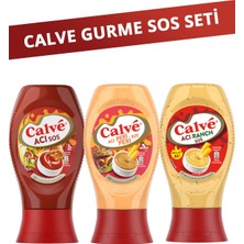 Calve Acı Sos Seti 3’lü (Acı Sos, Acı Peri Peri, Acı Ranch)