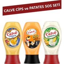 Calve Cips ve Patates Sos Seti 3’lü (Cheetos, Ranch, Cheddar Sos)