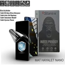 Honor 20S Uyumlu Nano Ekran Koruyucu Matte Hayalet - Full Arka Kaplama 360 Koruma Starex
