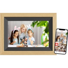 Braun Phototechnik Digiframe 10B Wifi Dijital Wifi Resim Çerçevesi 25,7cm 10,1 Inç Eek: C (A - G) 1280 x 800 Piksel 32GB Kayın