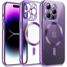 Nacario Newface Iphone 12 Kılıf Kross Magneticsafe Kapak - Mor