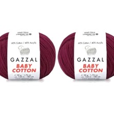 Gazzal  Baby Cotton 3442 Pamuklu Amigurumi Ipi - 2 Yumak