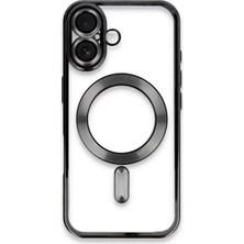 Nacario Newface Iphone 16 Kılıf Kross Magneticsafe Kapak - Siyah