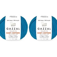 Gazzal  Baby Cotton Xl 3428XL Pamuklu Amigurumi Ipi - 2 Yumak