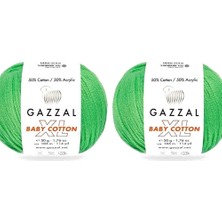 Gazzal  Baby Cotton Xl 3466XL Pamuklu Amigurumi Ipi - 2 Yumak