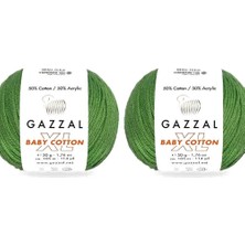 Gazzal  Baby Cotton Xl 3449XL Pamuklu Amigurumi Ipi - 2 Yumak