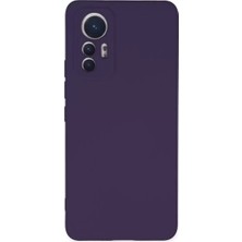 Nacario Newface 12 Lite Kılıf Nano Içi Kadife Silikon - Mor