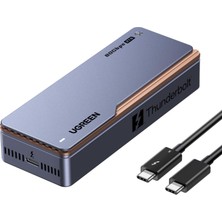 Ugreen Neodrive Creator 80 Thunderbolt 5 Taşınabilir SSD 1 Tb, 6.600 Mb/s'ye Kadar, M4/m4 Pro/max Mac'ler, M1/m2/m3 Pro, Max ve Ultra Mac'ler, Usb-C Windows Pc'ler Vb. ile Uyumlu Harici Sabit Sürücü.