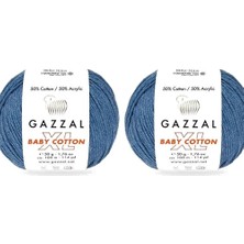 Gazzal  Baby Cotton Xl 3431XL Pamuklu Amigurumi Ipi - 2 Yumak