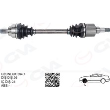 GVA Depomix Ön Aks Komple Sol Focus Ii 1.6- 1.8 Ti 04 11 C Max 1.6 1.8 Ti 05 11 Benzinli Volvo S40 Ii 1.6 05 12 V50 1.6 05 12