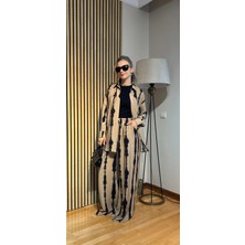 Cardella Kadın Yazlık Oversize Gömlek Pantolon Ikili Takım - Tesettür Uyumlu Kombin