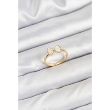 Vice Avm Pirinç Gold Renk Fiyonk Model Kadın Yüzük - TJ-BYK3838 TG-1395 346038
