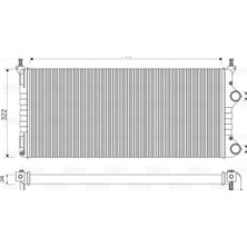Valeo Depomix Radyatör Doblo 1.9 Jtd-1.3mtj Mek Ac Klimasiz 730X305.4X38 -46807378