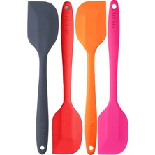 Viarella 4lü Silikon Spatula Seti Yanmaz Yapışmaz Çizmez  27cm