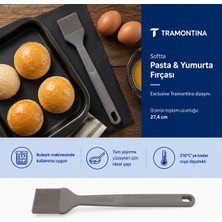 Tramontina Softta Silikon  Pastacı / Yumurta  Fırçası  Gri Bpa Içermez