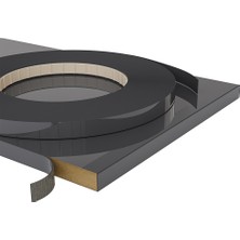 Skala LED Antrasit 0,80X22 mm Pvc Kenar Bandı 1 Top 150 Metre