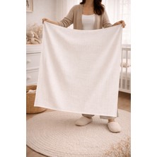 Luvis Home 3 Katlı Müslin Bebek Battaniyesi – Saf Müslin (Pure Muslin) Çok Amaçlı Örtü 100 cm x 100 cm